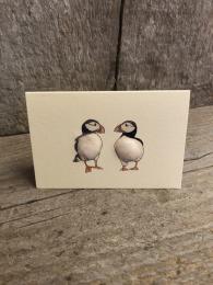 Mini Puffins Card Penny Lindop Sally BourneInt